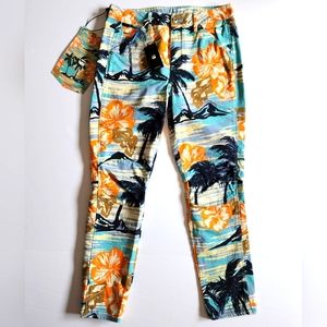 G-Star Elwood X25 Vintage Aloha Shirt Print Mid Boyfriend Jeans
